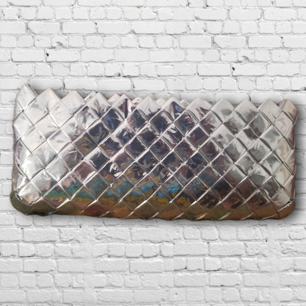 Nwot/ Handmade Recycled Evening Handbag From Central America, "Shimmer"